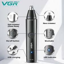 موزن گوش و بینی وی جی آر مدل VGR V-613 ضد آب دوکاره