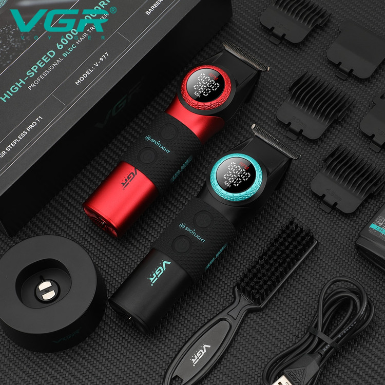 ماشین اصلاح وی جی آر مدل VGR V-977 با تیغه سرامیک و برش مستقیم