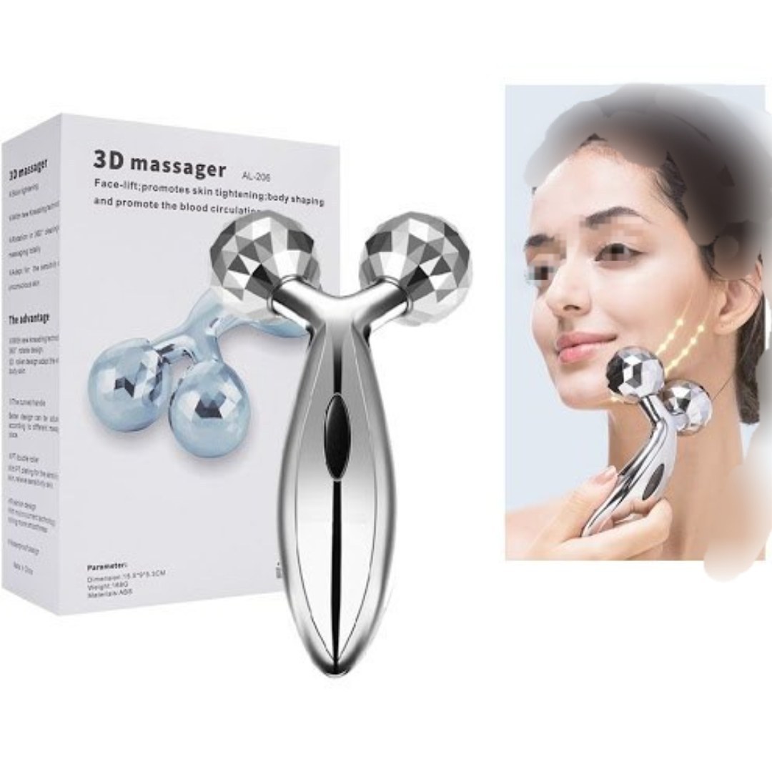 ماساژور صورت و بدن (سه بعدی) 3D. massager. رولر ماساژور دستی ماساژور توپی خمیری