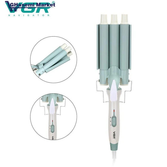 فر کننده و حالت دهنده مو وی جی ار مدل VGR-595 سه لول