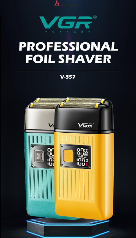 ماشین اصلاح وی جی آر مدل V-357 با تیغه تیتانیوم و ضد آب