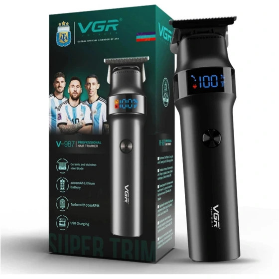 ماشین اصلاح وی جی آر مدل V987 با تیغه سرامیک