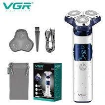 ماشین اصلاح وی جی آر مدل V-328 سه تیغ ضد آب با برش چرخشی